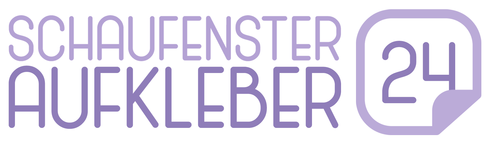 Schaufensteraufkleber24.de Logo Schaufensteraufkleber24.de Logo